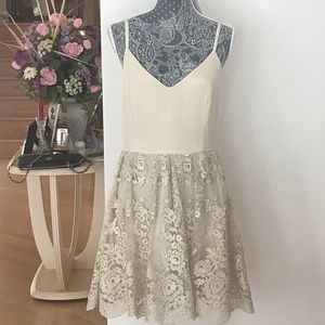 Alice + Olivia Antique Gold Dress, NWT